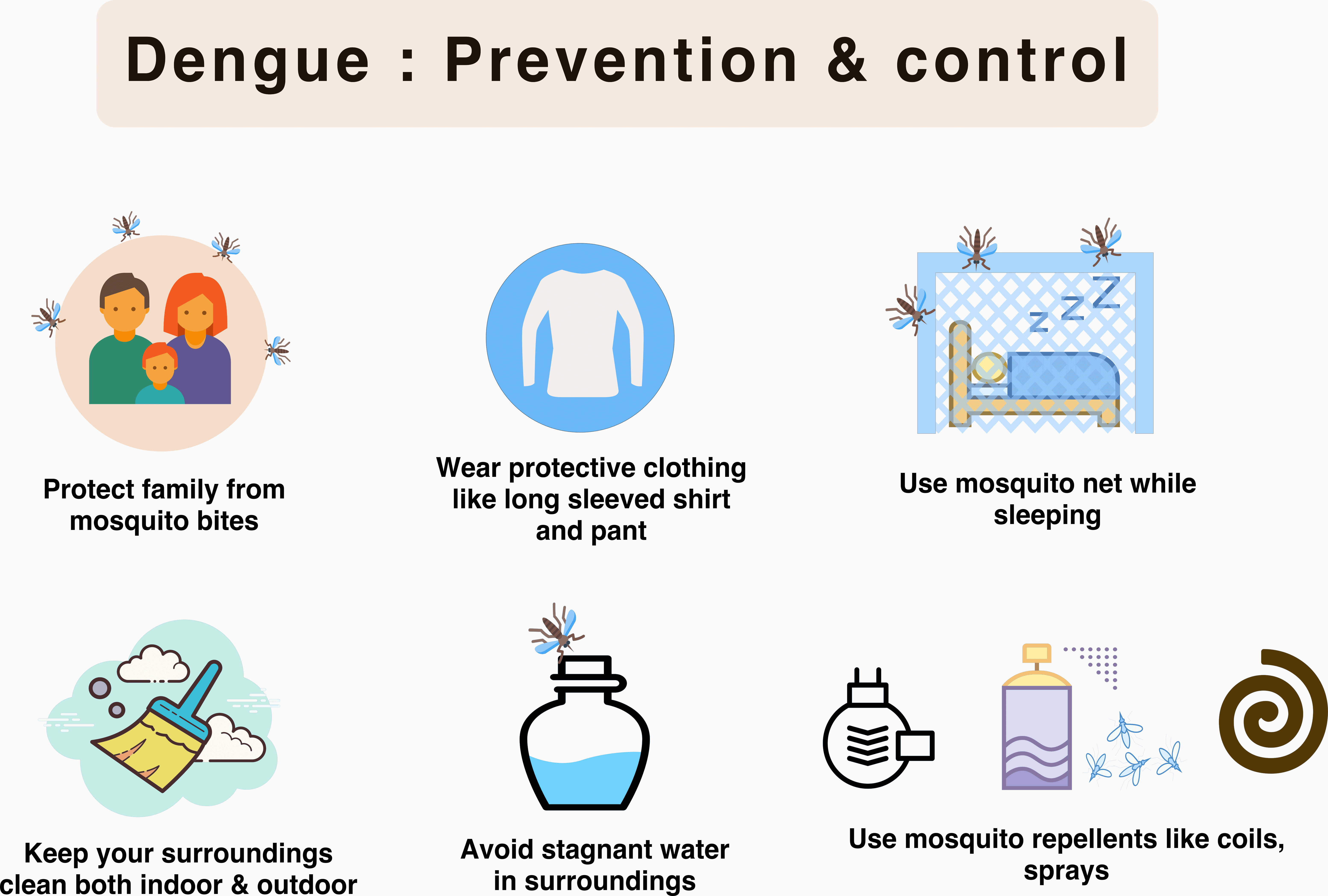 How to get rid of dengue Infographic