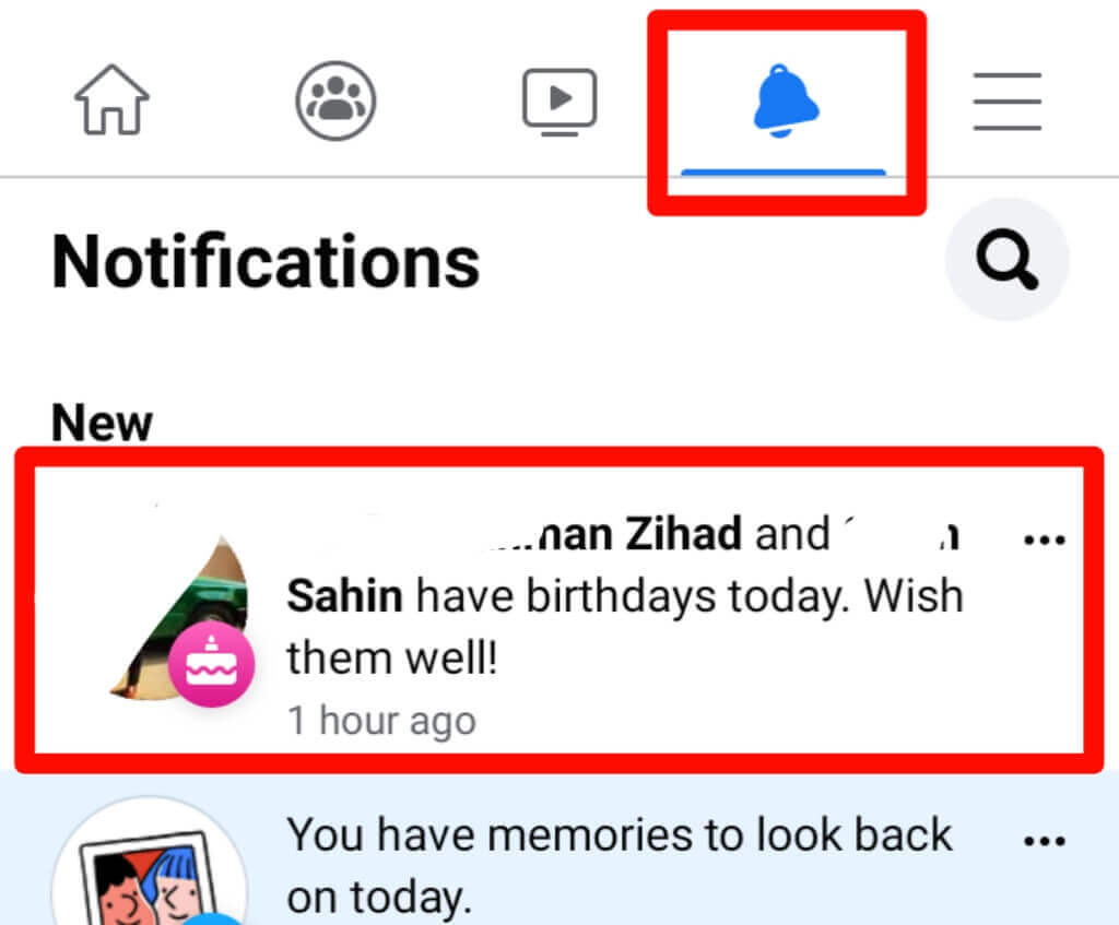 1 How to find birthdays on Facebook Mobile App