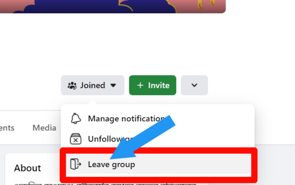 2 How To Leave Facebook Group On Desktop And Laptop