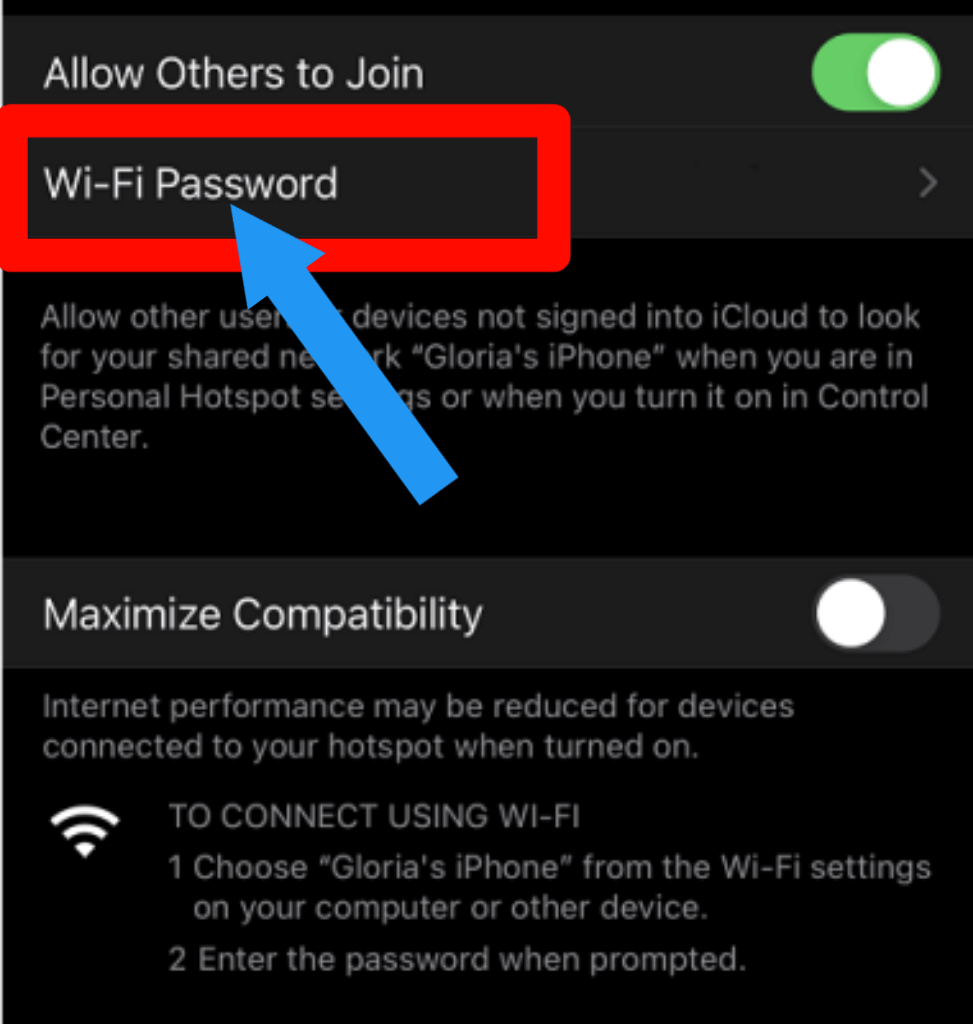 how to create a hotspot on iphone 11