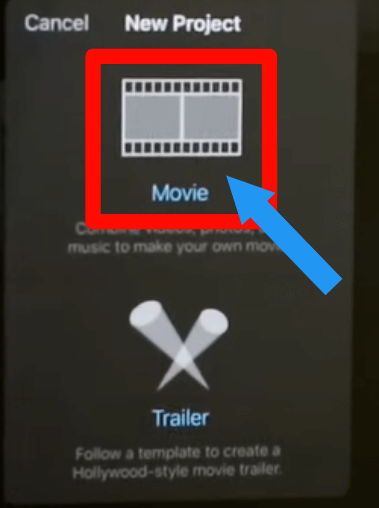 step 4 How to Combine Videos Using iMovie on iPhone