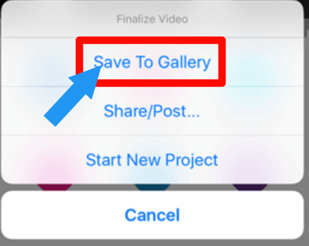 step 4 How to Combine Two Or More Videos Using Video Merger on iPhone