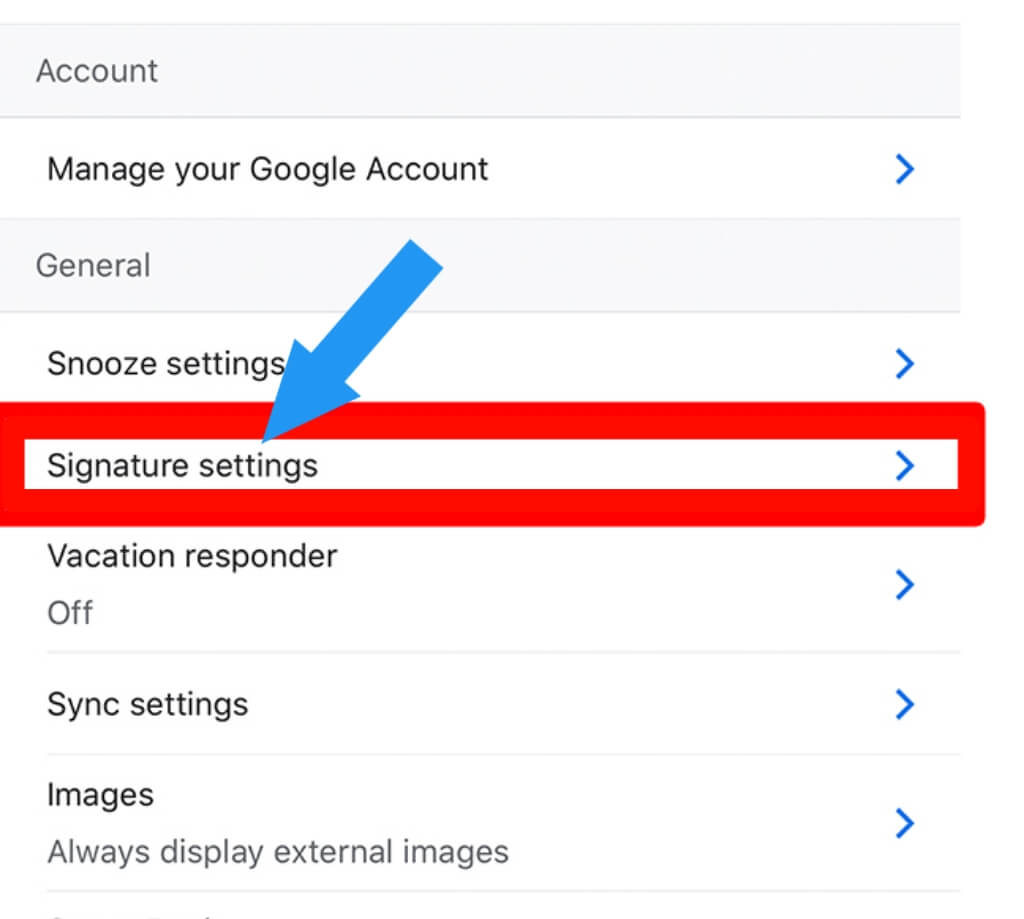 4 How to add a signature in Gmail on iPhone & iPad