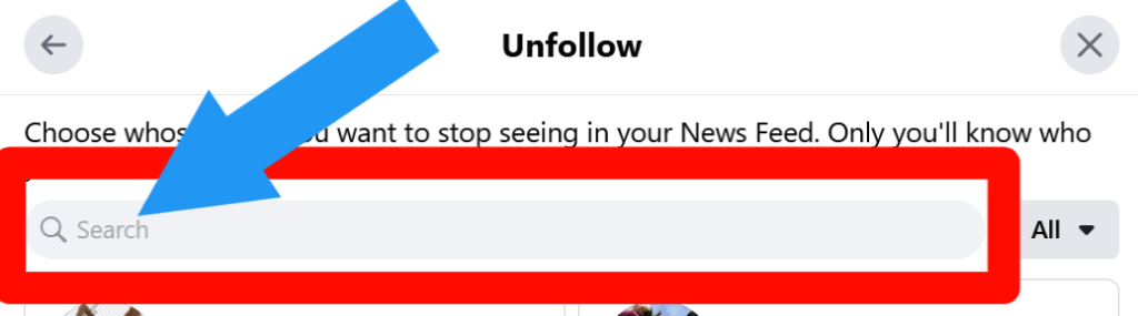 step 5 for How to Unfollow From News Feed Preferences