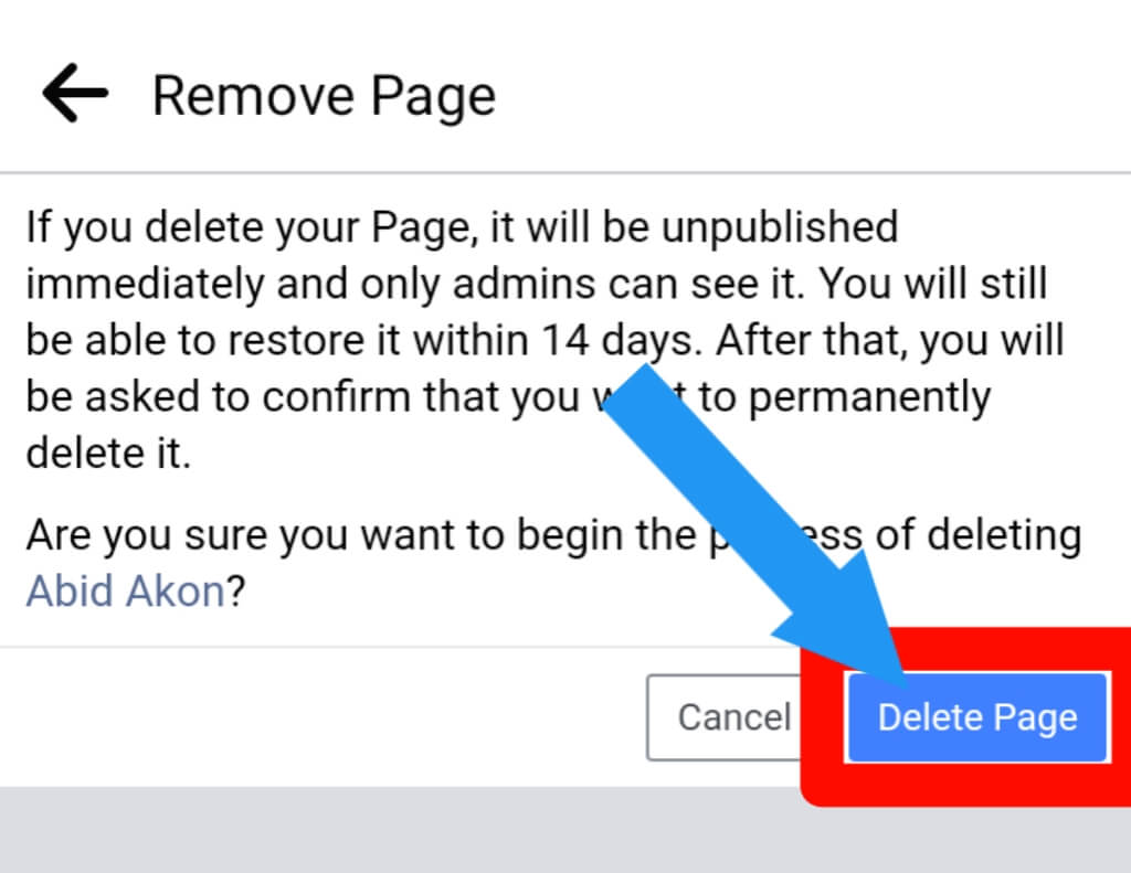 5 How To Delete Facebook Page on iPhone And Android