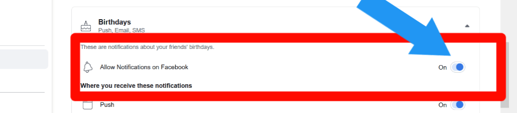 6 Why I Can't get birthday notifications on Facebook