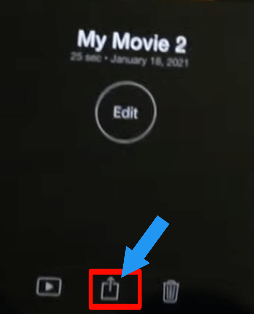 step 9 How to Combine Videos Using iMovie on iPhone