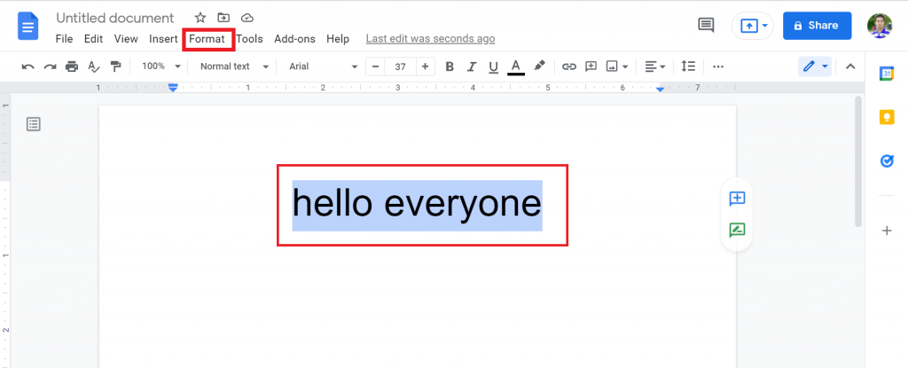 1 How To change case in Google Docs 