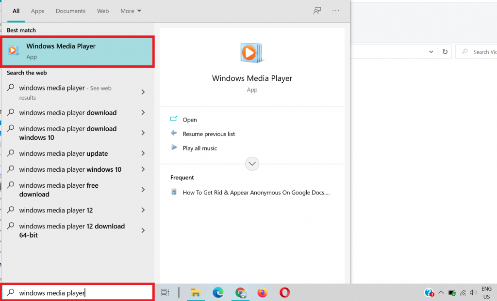 1 Method 1 Play MOV files using Windows Media Player