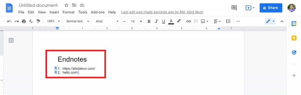 11 How To Do Endnotes In Google Docs