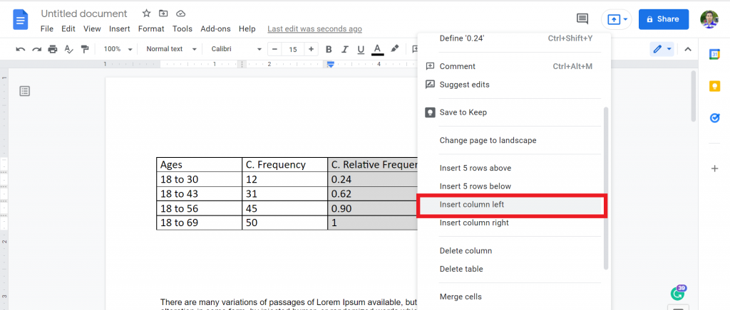 2 How To Move A Column In A Table Google Docs