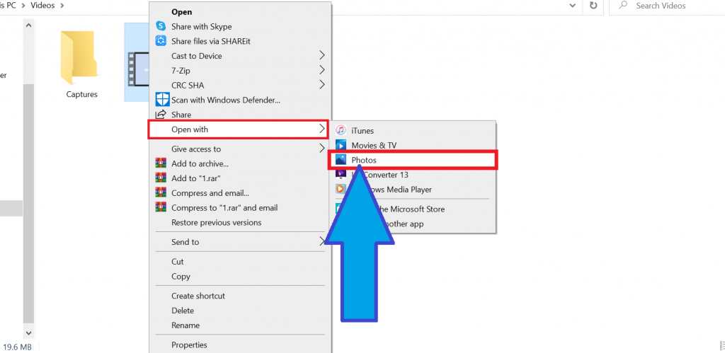 2 Method 2 Open MOV file Using Windows Photo