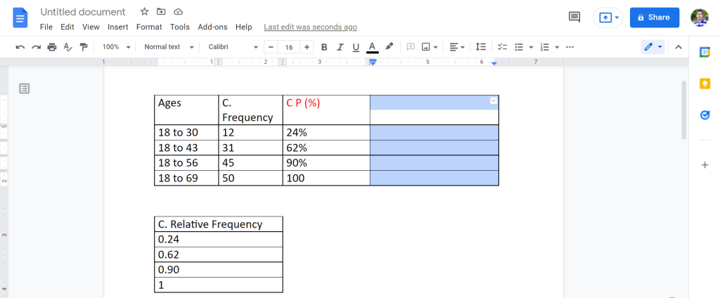 3 How do I split a table column in Google Docs