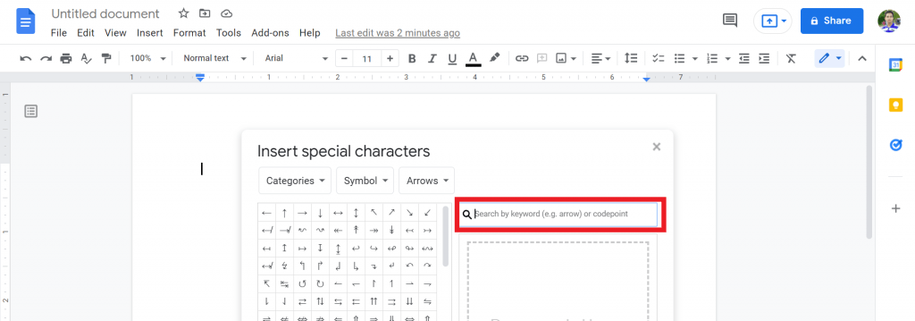 how-to-add-roman-numerals-in-google-docs-video-screenshot