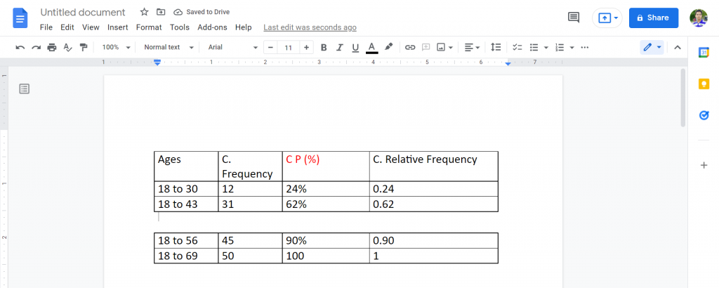 5 How do you split table rows in Google Docs