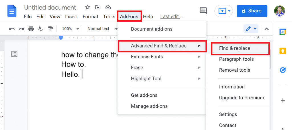 5 Method 3 Using Advanced Find & Replace.