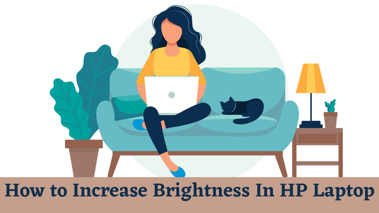 adjust brightness on hp laptop