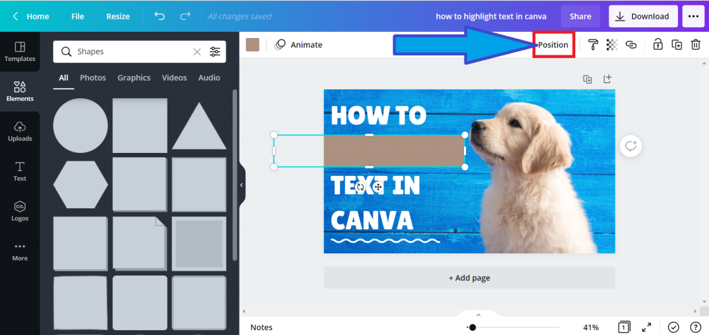 step 2 How To Highlight Text In Canva