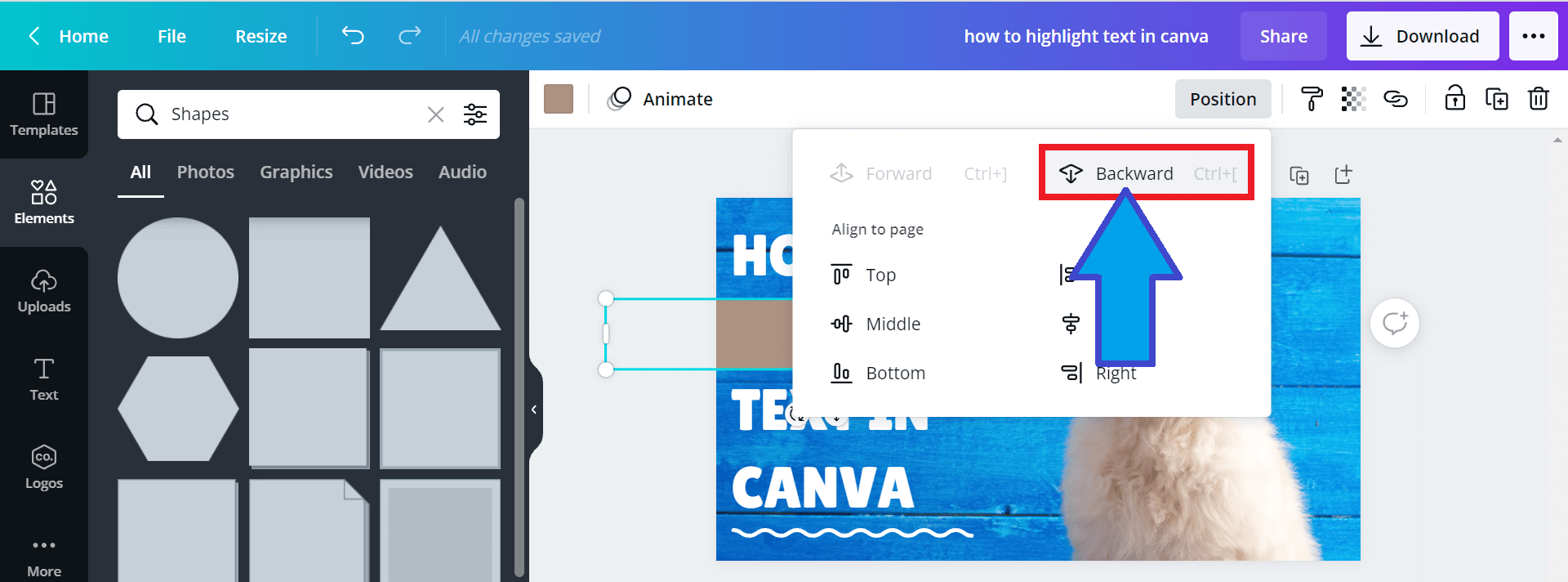 how-to-highlight-text-in-canva-5-steps-2022-with-video