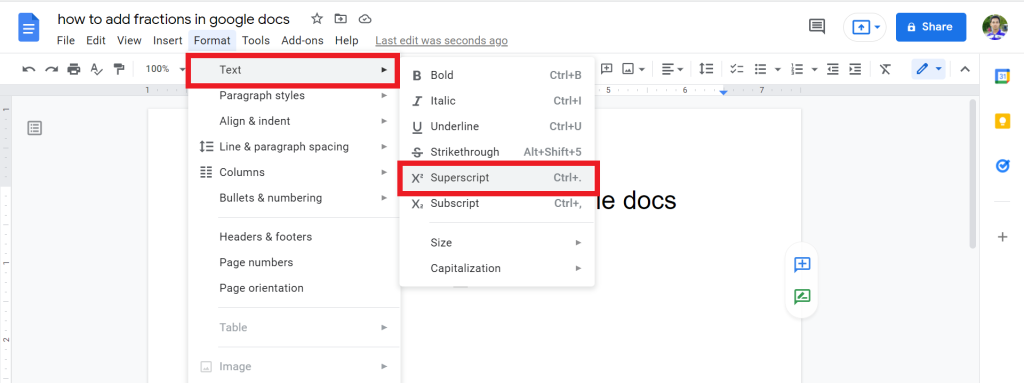 2 How To Add Fractions In Google Docs