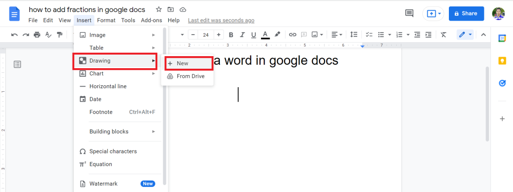 2 How to Circle a Word In Google Docs