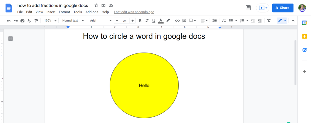 8 How to Circle a Word In Google Docs