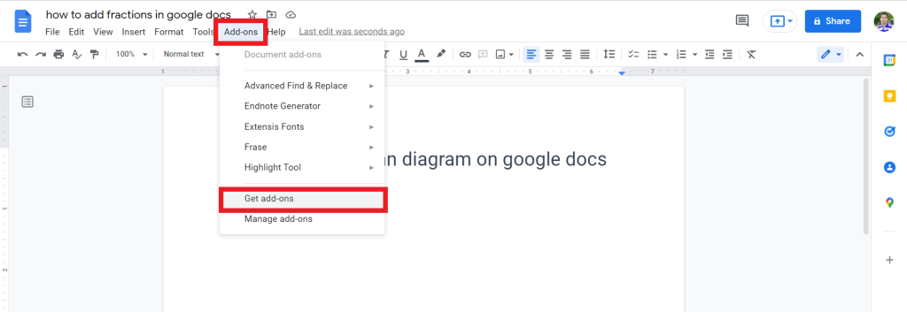 1 How To Install Lucidchart add-on In Google Docs