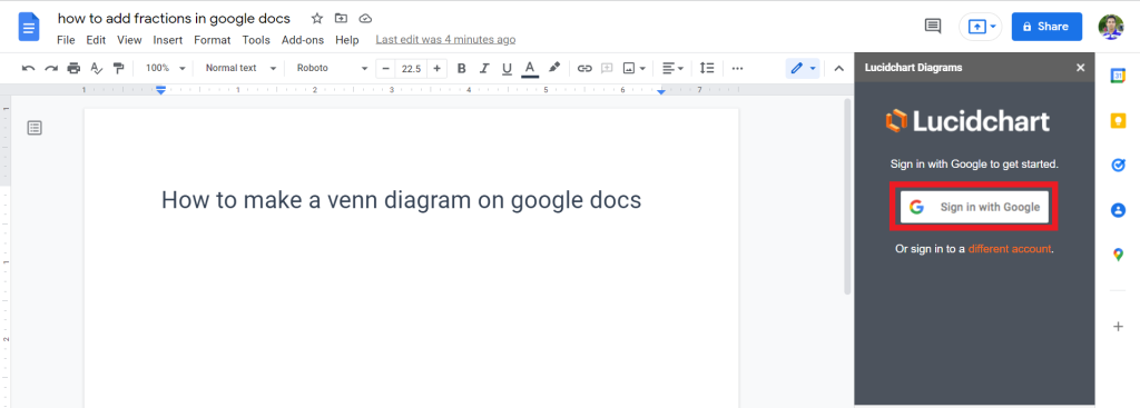 lucidchart google docs