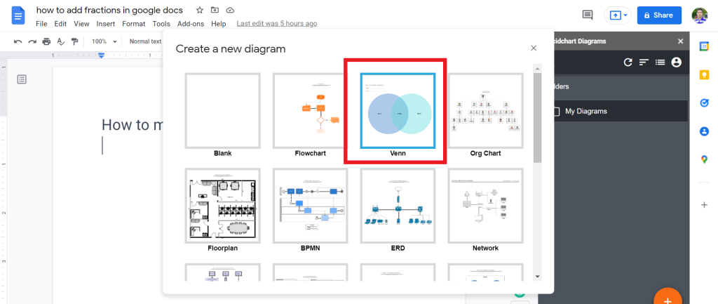 4 How To Use Lucidchart Add-on To Make Venn Diagram