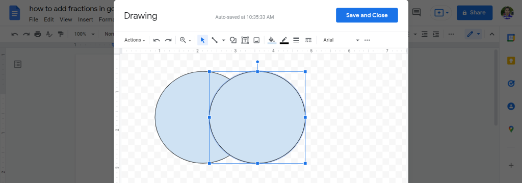 6 Make A Venn Diagram On Google Docs Using Google Drawings