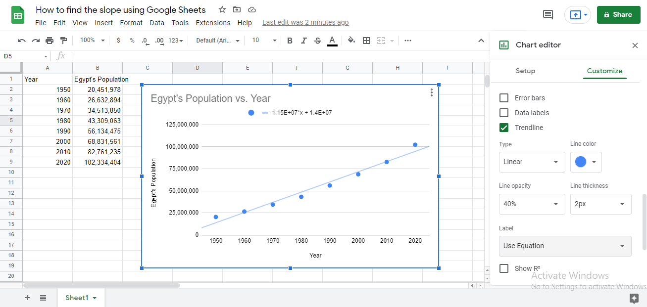 how-to-find-slope-on-google-sheets-step-by-step-guide