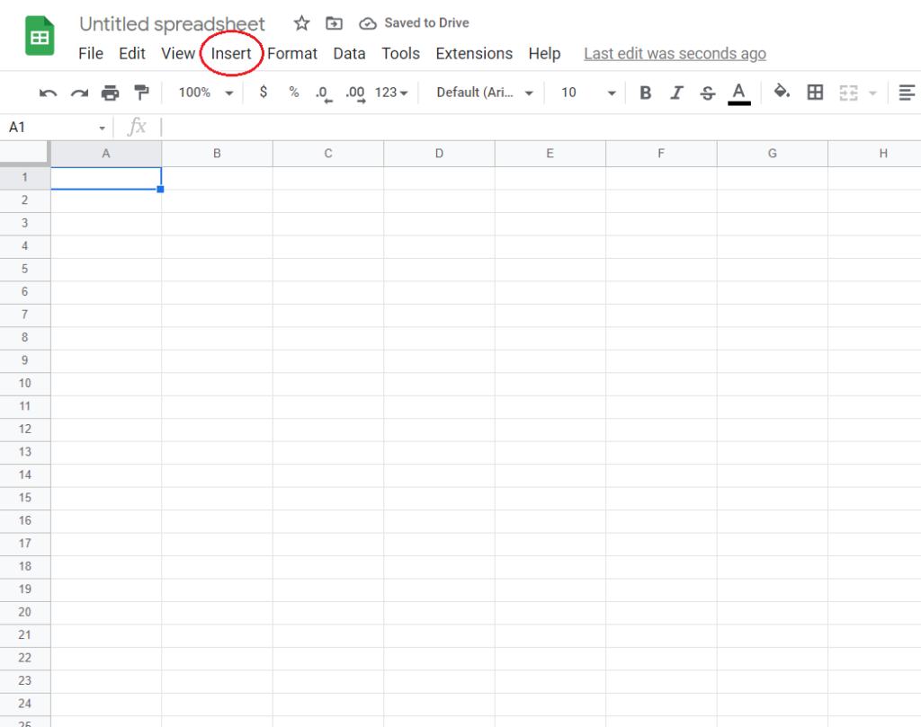 01 How To Insert Text Box In Google Sheets