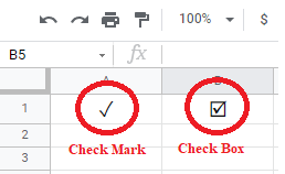 1 How To Add Check MarksTick Marks in Google Sheets