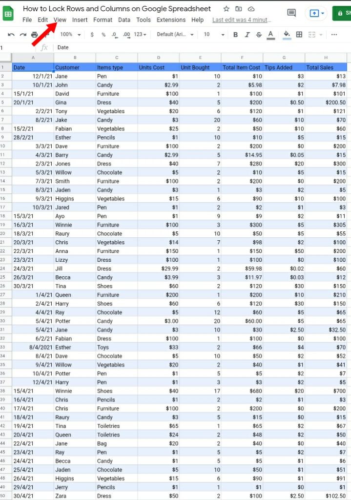 how-to-lock-rows-and-columns-in-google-sheets-easy-steps