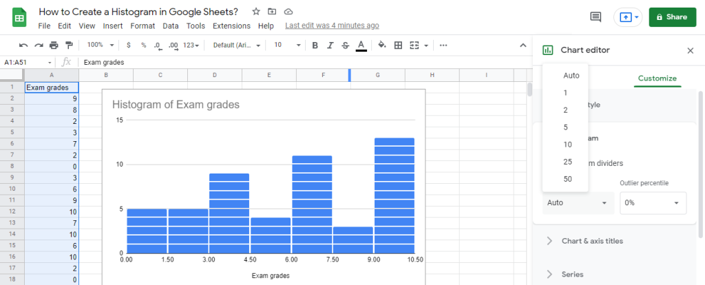 10 How To Make A Histogram In Google Sheets