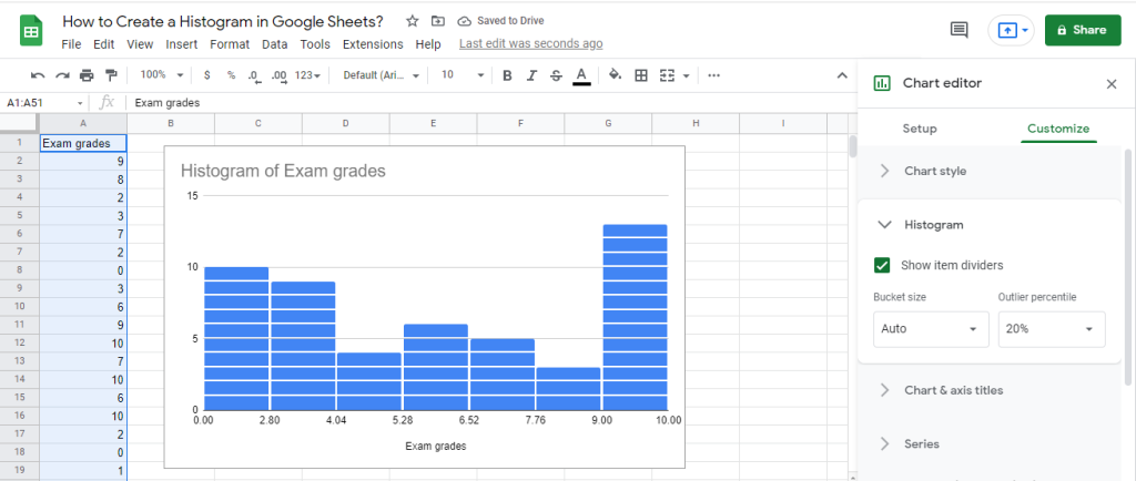 11 How To Make A Histogram In Google Sheets