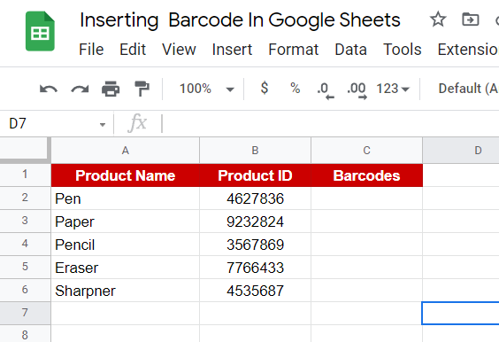 11 How to Create Barcode In Google Sheets