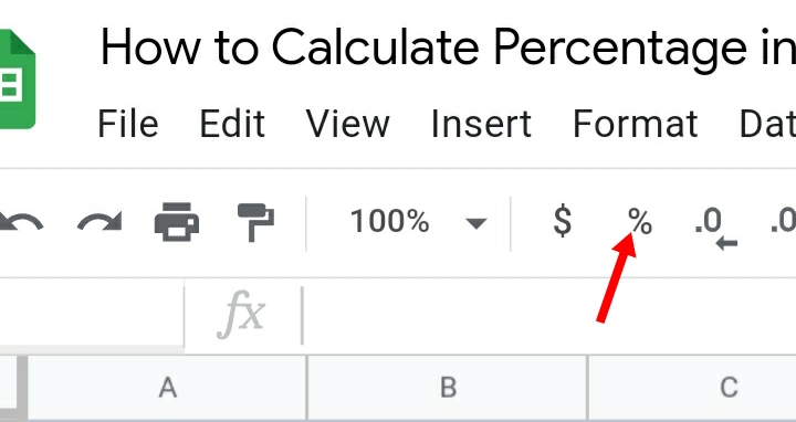 13-1 how to calculate percentage in google sheets