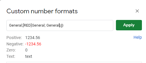 14 How To Make Negative Numbers Red In Google Sheets