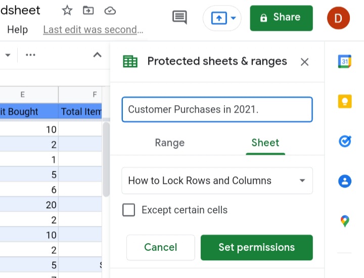 15 How To Lock Rows And Columns In Google Sheets