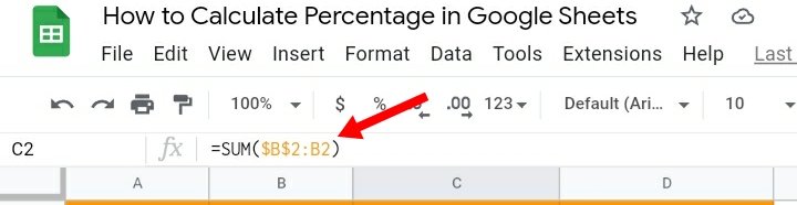 17 how to calculate percentage in google sheets