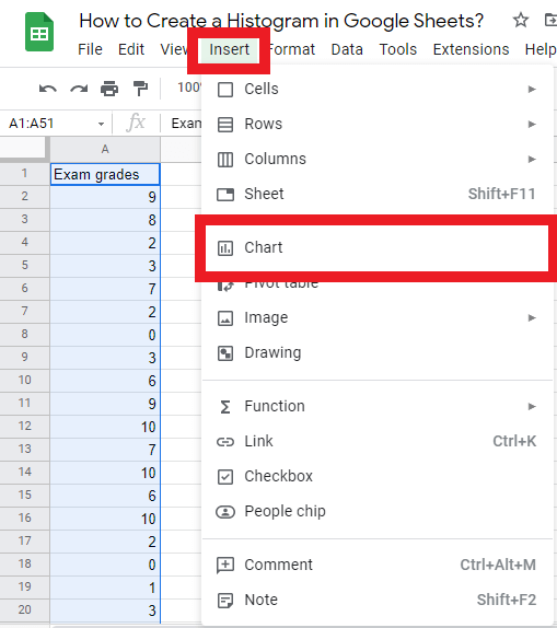 2 How To Make A Histogram In Google Sheets