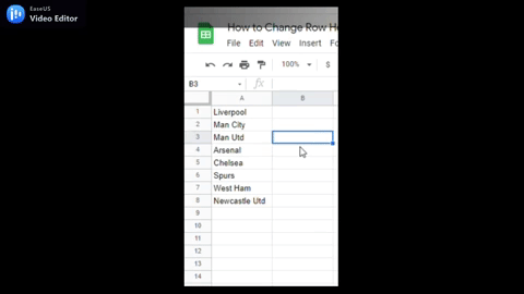 2 How to Change Row Height In Google Sheets