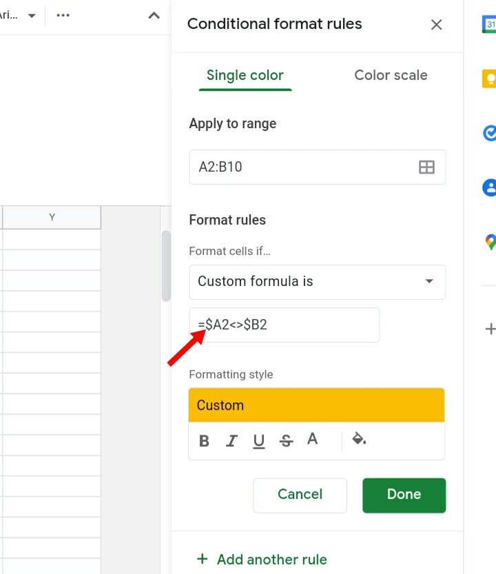 22 How To Compare Two Columns In Google Sheets