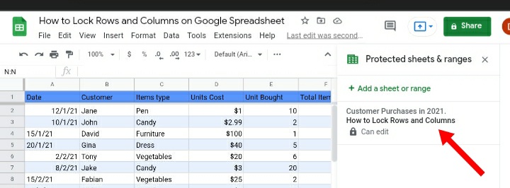 27 How To Lock Rows And Columns In Google Sheets