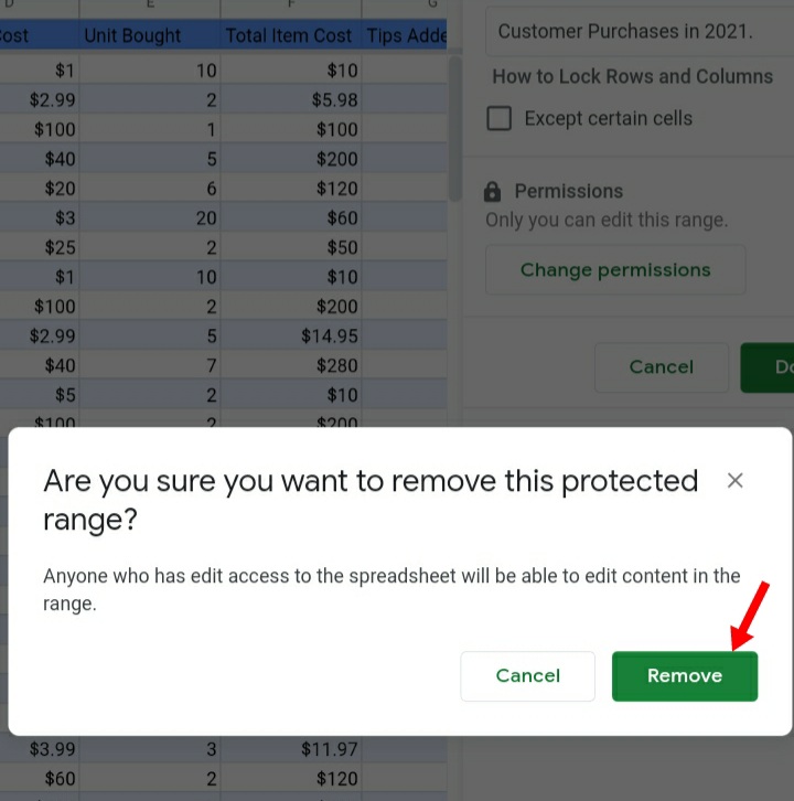 29 How To Lock Rows And Columns In Google Sheets