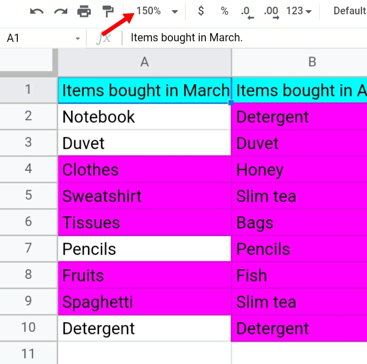 3 How To Zoom In And Zoom Out In Google Sheets