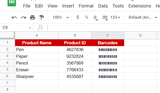 3 How to Create Barcode In Google Sheets