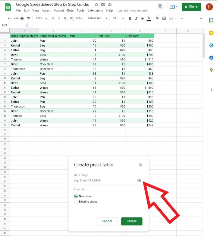 4 How To Create And Sort A Pivot Table In Google Sheets