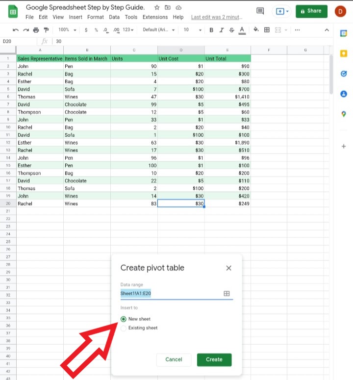 5 How To Create And Sort A Pivot Table In Google Sheets